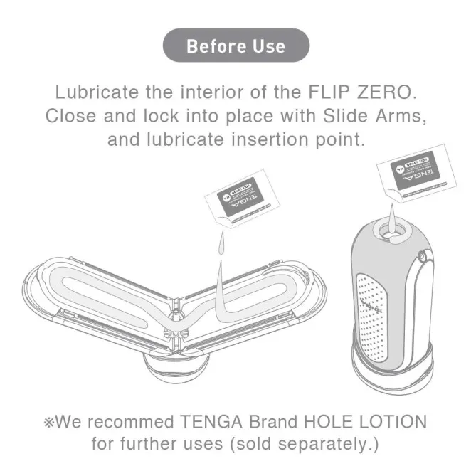 TENGA Flip Zero Luxury Male Masturbator Black