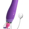 Her Ultimate Pleasure Silicone Dual-Ended Licking & Suction Vibrator Her Ultimate Pleasure Silicone Dual-Ended Licking & Suction Vibrator