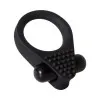Vibrating "Black Knight" Cock Ring Black Vibrating "Black Knight" Cock Ring Black