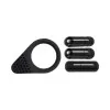 Vibrating "Black Knight" Cock Ring Black Vibrating "Black Knight" Cock Ring Black