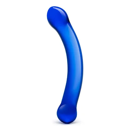 6 Inch Curved G-Spot Glass Dildo