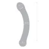 6 in. Curved G-Spot Glass Dildo