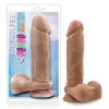 9.5 in. Posable Dual Density Dildo with Balls Tan 9.5 in. Posable Dual Density Dildo with Balls Tan