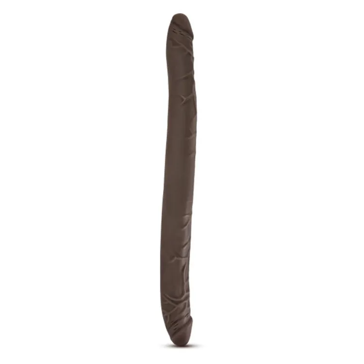 16 in. Double Dildo Brown 16 in. Double Dildo Brown