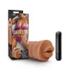 Isabella Oral Stroker with Bullet Vibrator Tan Isabella Oral Stroker with Bullet Vibrator Tan