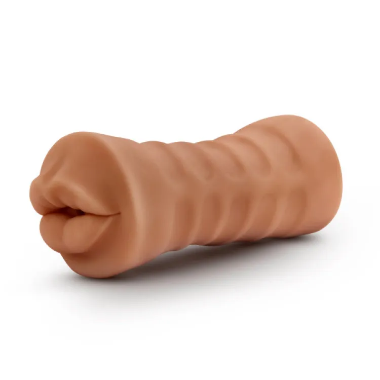 Isabella Oral Stroker with Bullet Vibrator Tan Isabella Oral Stroker with Bullet Vibrator Tan