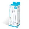 7 in. Realistic Curved Glass G-Spot Dildo