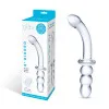 8 in. Ribbed G-Spot Glass Dildo 8 in. Ribbed G-Spot Glass Dildo