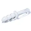 8 in. Ribbed G-Spot Glass Dildo 8 in. Ribbed G-Spot Glass Dildo
