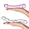 2-Piece Double Pleasure Glass Dildo Set