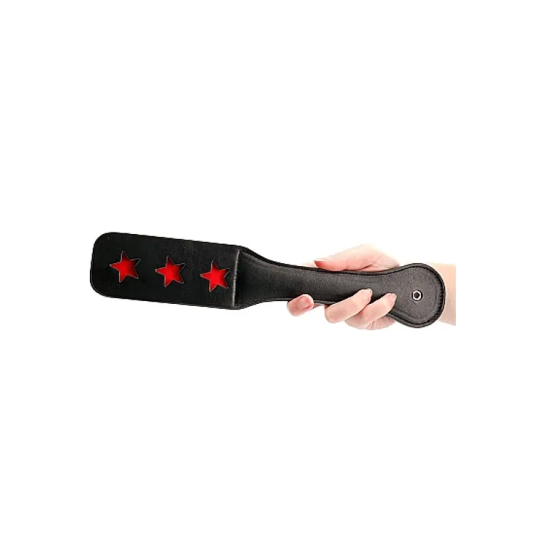 Ouch! Star Pattern Paddle Black Ouch! Star Pattern Paddle Black