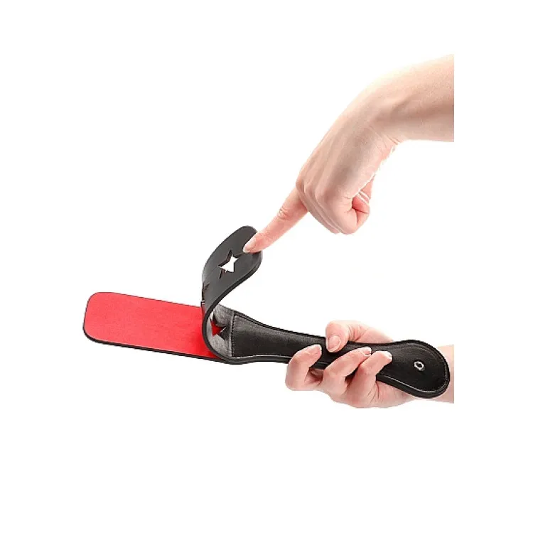 Ouch! Star Pattern Paddle Black Ouch! Star Pattern Paddle Black