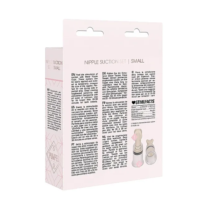 Nipple Suction Set Rose Small