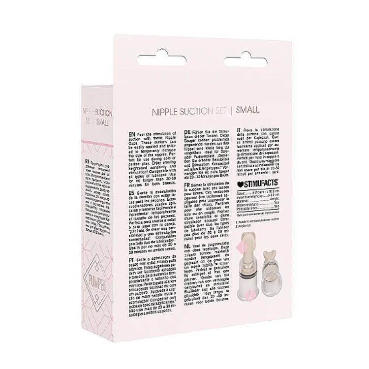 Nipple Suction Set Rose Small Nipple Suction Set Rose Small
