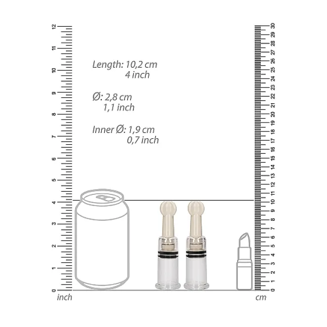 Nipple Suction Set Rose Small