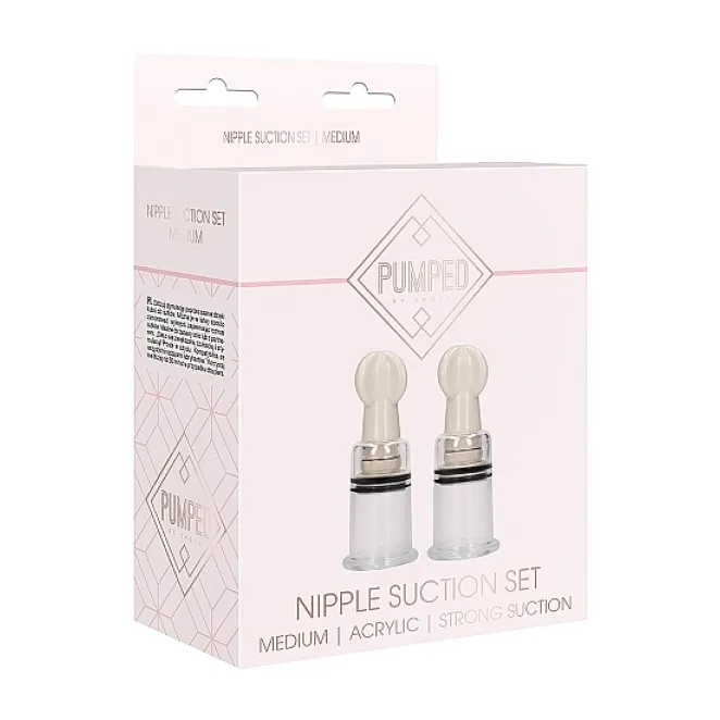Nipple Suction Set Rose Medium