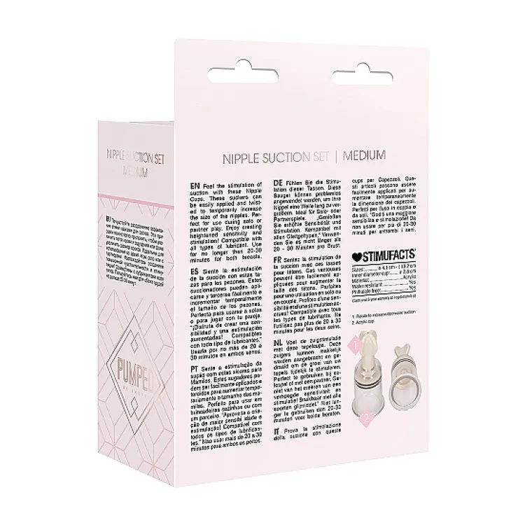 Nipple Suction Set Rose Medium Nipple Suction Set Rose Medium