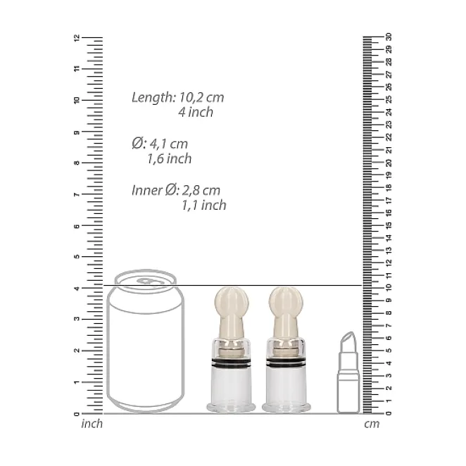 Nipple Suction Set Rose Medium