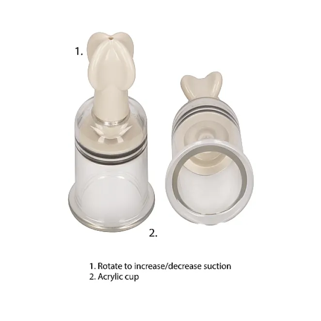Nipple Suction Set Rose Medium