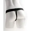 Hollow Vibrating Strap-On Realistic 6 in. with Balls Tan Hollow Vibrating Strap-On Realistic 6 in. with Balls Tan