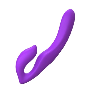 Her Ultimate Remote-Controlled Strapless Strap-On Purple