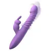 Her Thrusting Silicone Rabbit Vibrator Purple Her Thrusting Silicone Rabbit Vibrator Purple