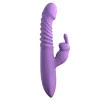 Her Thrusting Silicone Rabbit Vibrator Purple Her Thrusting Silicone Rabbit Vibrator Purple