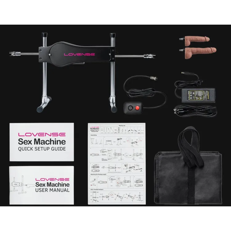 Lovense Bluetooth App-Compatible Sex Machine (80830) by Lovense | Remote-Controlled | SlipDix.com Lovense Bluetooth App-Compatible Sex Machine (80830) | SlipDix.com
