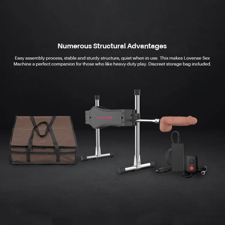 Lovense Bluetooth App-Compatible Sex Machine (80830) by Lovense | Remote-Controlled | SlipDix.com Lovense Bluetooth App-Compatible Sex Machine (80830) | SlipDix.com