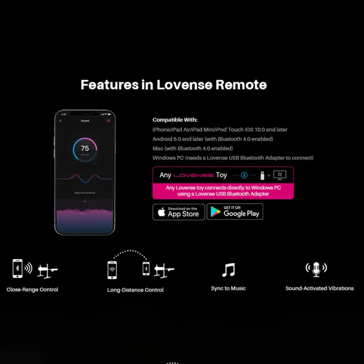 Lovense Bluetooth App-Compatible Sex Machine (80830) by Lovense | Remote-Controlled | SlipDix.com Lovense Bluetooth App-Compatible Sex Machine (80830) | SlipDix.com