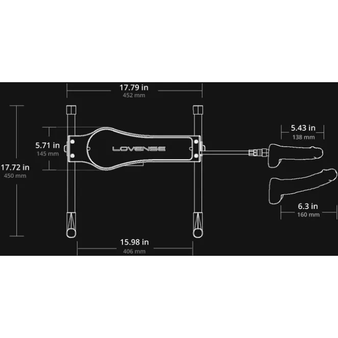Lovense Bluetooth App-Compatible Sex Machine (80830) | SlipDix.com