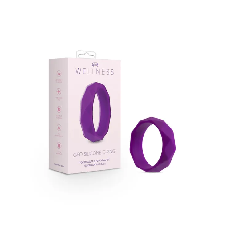 Wellness Geo Silicone Cock Ring Wellness Geo Silicone Cock Ring