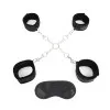 Lux Fetish Deluxe Chain Hog Tie with 4-Piece Cuff Set Lux Fetish Deluxe Chain Hog Tie with 4-Piece Cuff Set