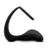 Anal Silicone Cock Ring with Butt Plug Attachment