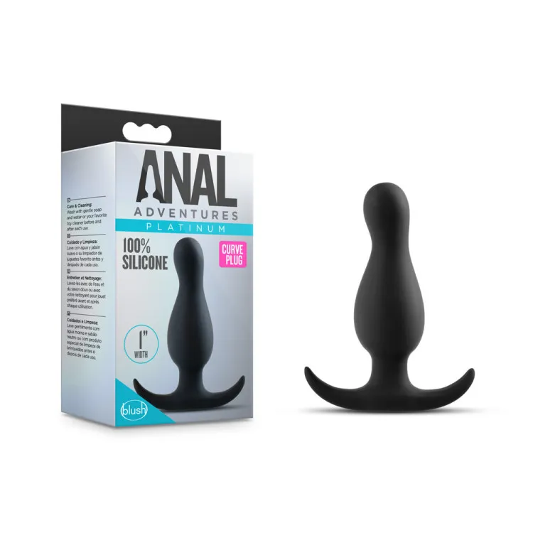 Anal Silicone Curve Butt Plug