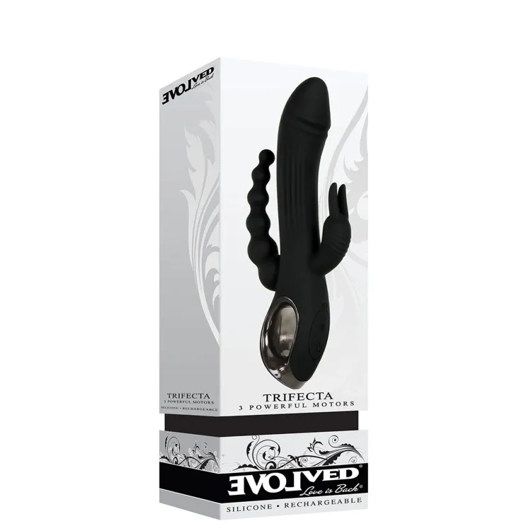 Triple Stimulation Dual Entry Rabbit Vibrator Triple Stimulation Dual Entry Rabbit Vibrator