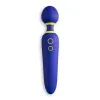 ROMP Flip Silicone Wand Massager Blue ROMP Flip Silicone Wand Massager Blue