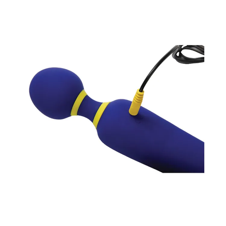 ROMP Flip Silicone Wand Massager Blue ROMP Flip Silicone Wand Massager Blue