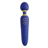 ROMP Flip Silicone Wand Massager Blue ROMP Flip Silicone Wand Massager Blue