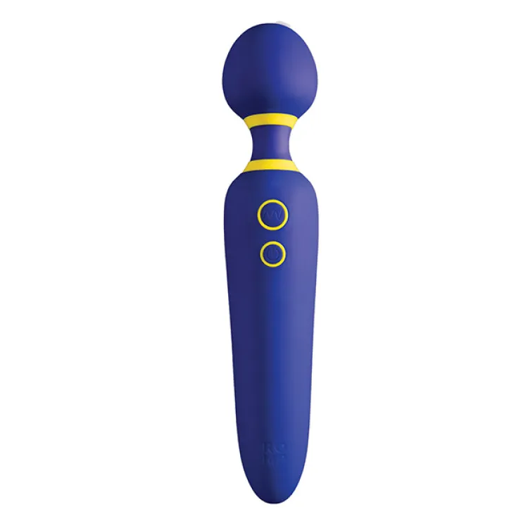 ROMP Flip Silicone Wand Massager Blue ROMP Flip Silicone Wand Massager Blue
