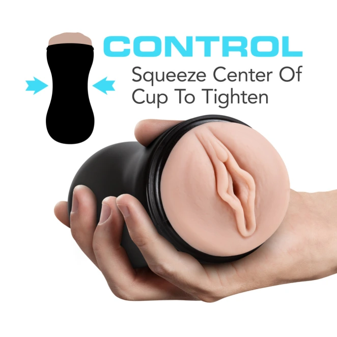 Soft & Wet Self-Lubricating Vagina Stroker with Pleasure Orbs