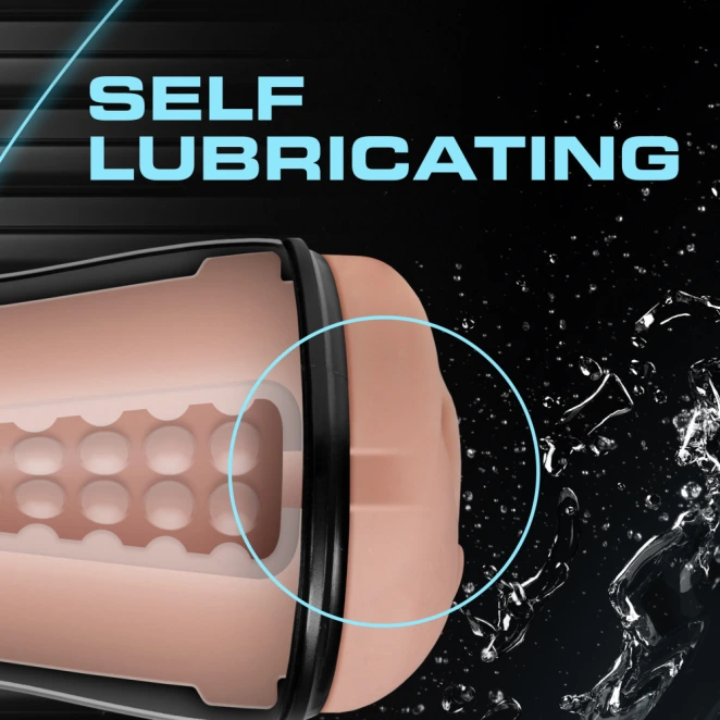 Soft & Wet Self-Lubricating Vagina Stroker with Pleasure Orbs