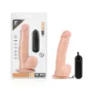 8 in. Gyrating and Vibrating Realistic Dildo with Balls Beige 8 in. Gyrating and Vibrating Realistic Dildo with Balls Beige