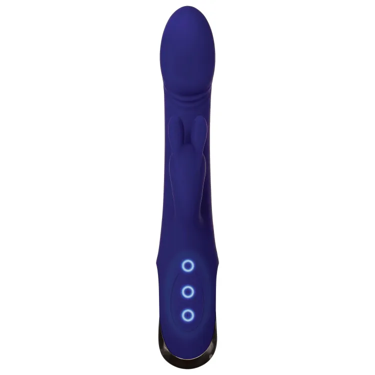 Bunny Buddy Silicone Dual Vibrator with Ring Handle Bunny Buddy Silicone Dual Vibrator with Ring Handle