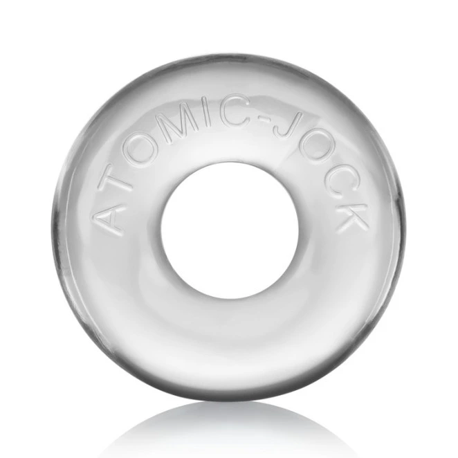 Oxballs Ringer Do-Nut Cock Ring Set Small Clear (3-Piece)