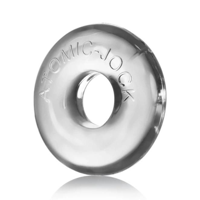 Oxballs Ringer Do-Nut Cock Ring Set Small Clear (3-Piece)