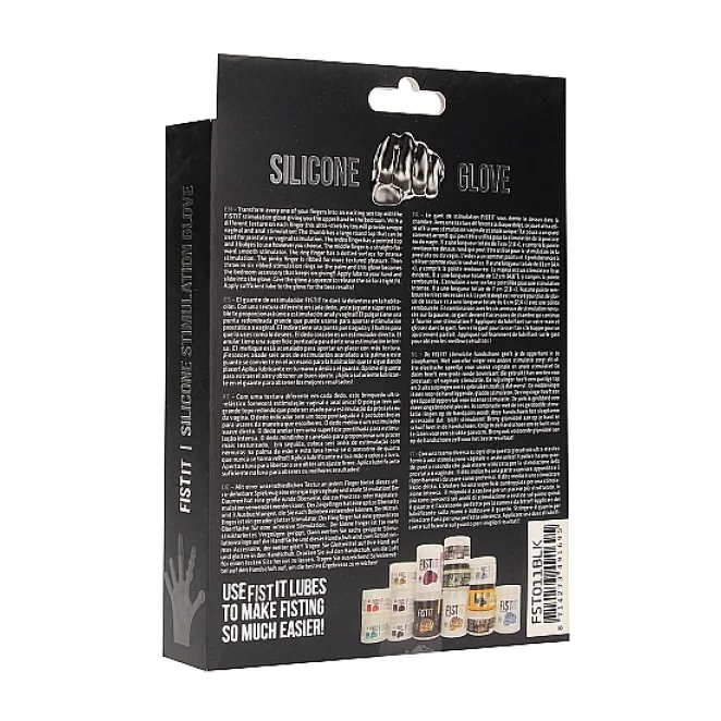 Fist It Silicone Stimulation Glove Black