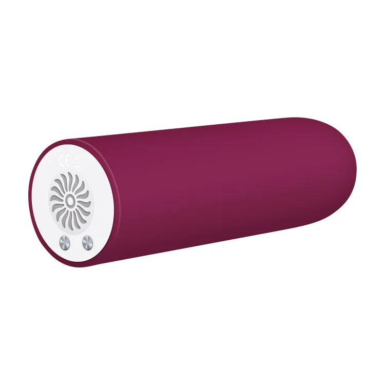 Thick Bullet Vibrator with 9 Speeds Burgundy Thick Bullet Vibrator with 9 Speeds Burgundy