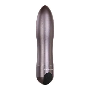 Metal Bullet Vibrator with Travel Case Gunmetal