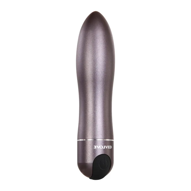 Metal Bullet Vibrator with Travel Case Gunmetal